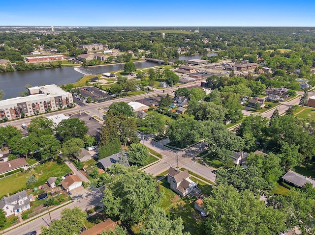 300 Stone St, South Elgin, IL 60177 - aerial view of property's location with a nearby body of water