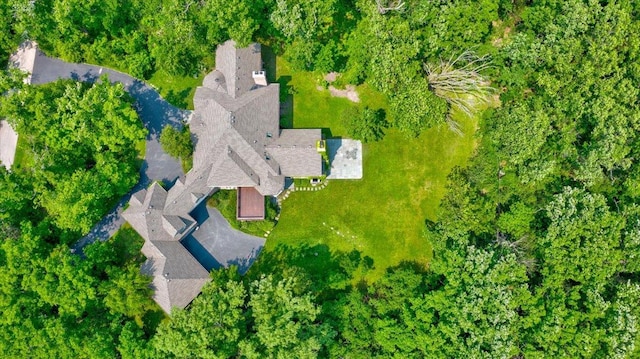 1005 Hiawatha Ln, Riverwoods, IL 60015 - view from above of property