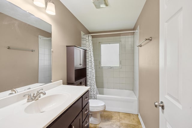 357 Sword Way, Bolingbrook, IL 60440 - bathroom with vanity and shower / tub combo with curtain