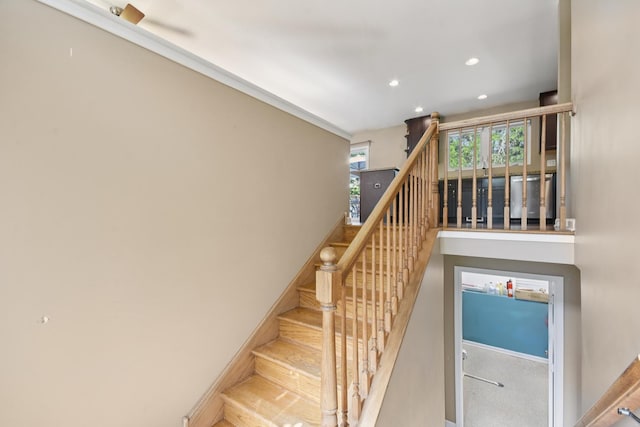357 Sword Way, Bolingbrook, IL 60440 - stairway with recessed lighting