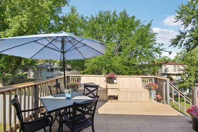 357 Sword Way, Bolingbrook, IL 60440 - view of patio featuring a deck and outdoor dining area