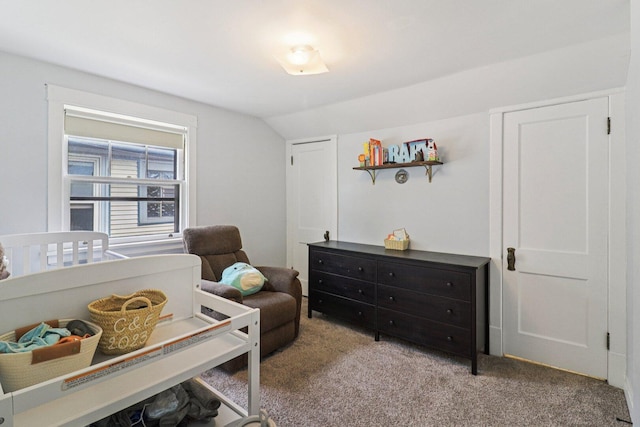 837 Wesley Ave, Oak Park, IL 60304 - carpeted bedroom featuring lofted ceiling