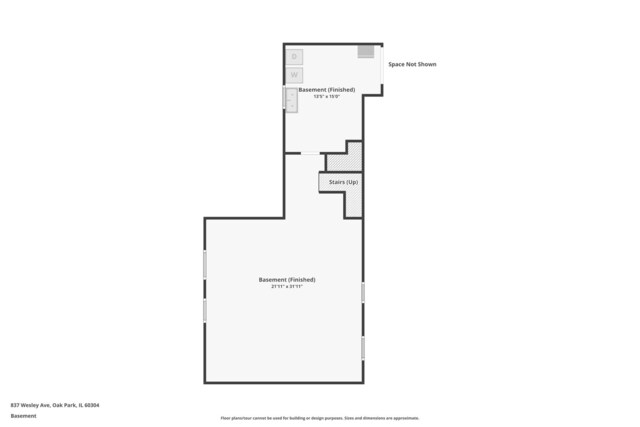 837 Wesley Ave, Oak Park, IL 60304 - view of property floor plan