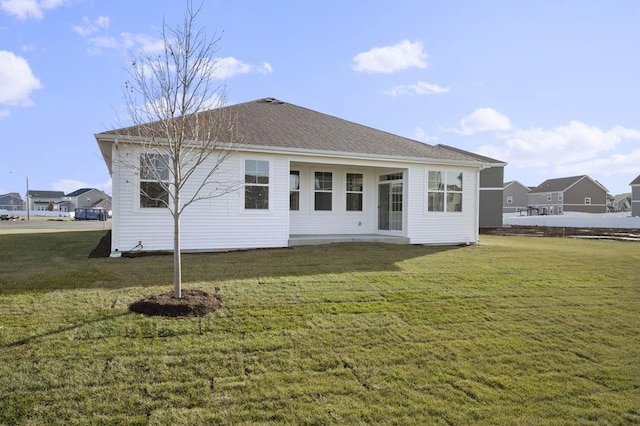 9900 Humbolt St, Huntley, IL 60142 - rear view of house featuring a yard