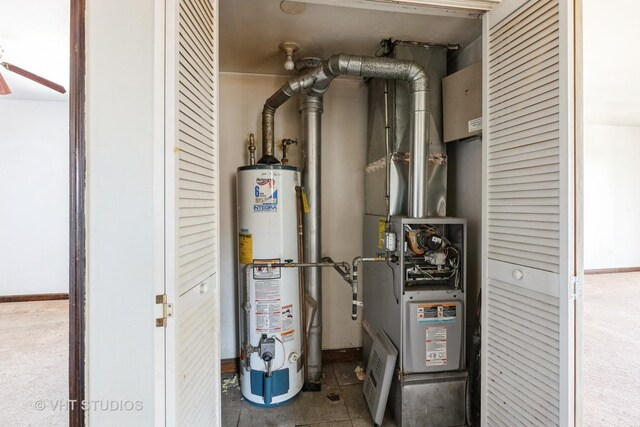 1415 W 123rd St, Calumet Park, IL 60827 - utilities with water heater