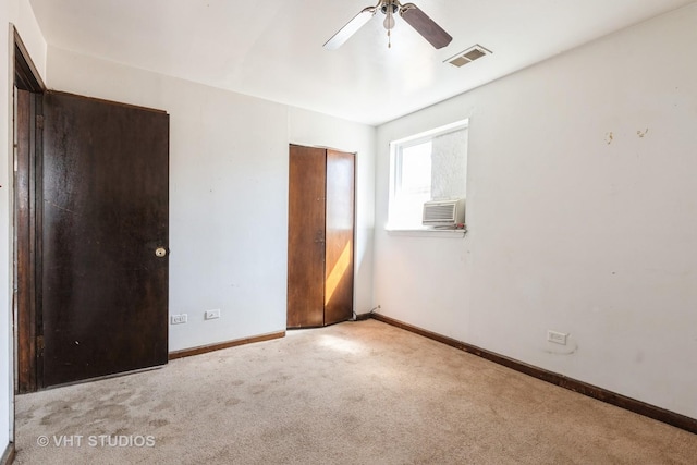 1415 W 123rd St, Calumet Park, IL 60827 - unfurnished bedroom featuring carpet, a closet, and a ceiling fan