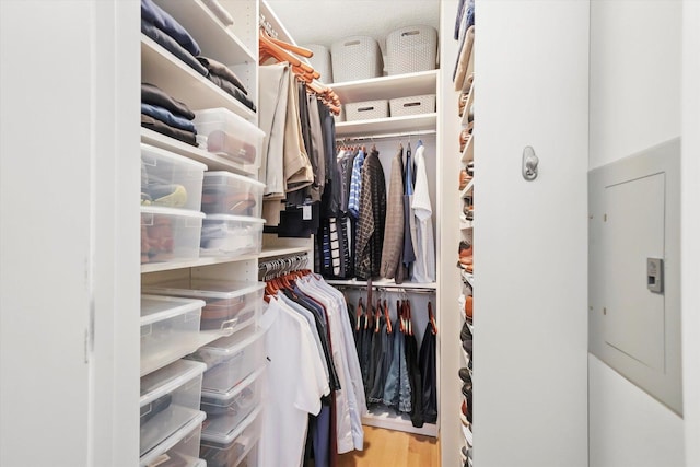 222 N Columbus Dr Unit 1405, Chicago, IL 60601 - spacious closet with wood finished floors