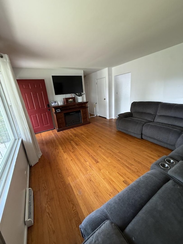 3033 189th St, Lansing, IL 60438 - living room with wood finished floors and a fireplace