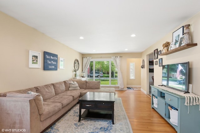 10824 Lavergne Ave, Oak Lawn, IL 60453 - living room with light wood-type flooring and recessed lighting
