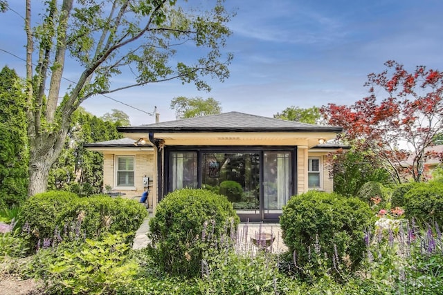 222 Cornell Ave, Des Plaines, IL 60016 - view of front of property featuring brick siding and a sunroom