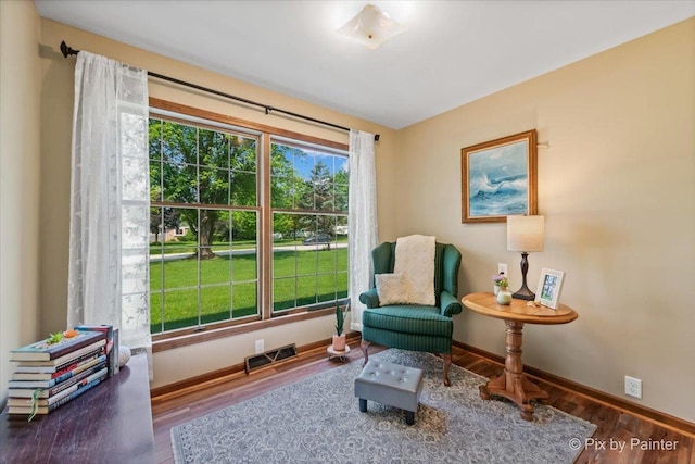 2N445 Beith Rd, Elburn, IL 60119 - sitting room with baseboards and wood finished floors