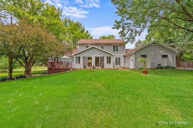 2N445 Beith Rd, Elburn, IL 60119 - back of house featuring a lawn