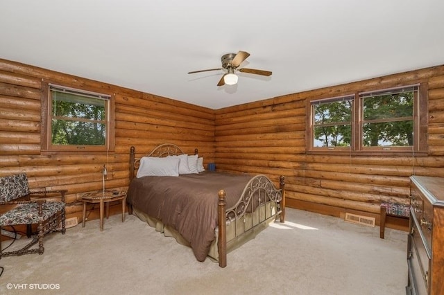 N1508 Wildwood Rd, Linn, WI 53147 - bedroom with multiple windows and light carpet