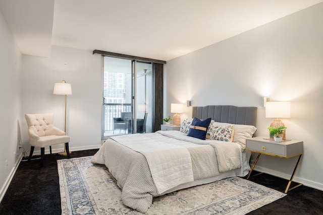 201 E Chestnut St Unit 21F, Chicago, IL 60611 - carpeted bedroom featuring baseboards