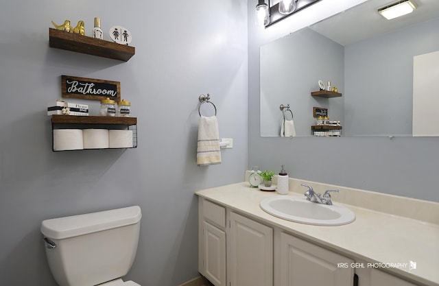 21136 W Engle Dr, Lake Villa, IL 60046 - half bathroom with toilet and vanity