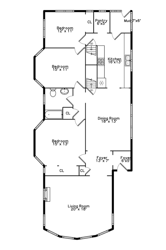 7439 N Maplewood Ave, Chicago, IL 60645 - view of room layout