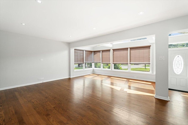 145 N Oakleaf Dr, Addison, IL 60101 - entrance foyer featuring wood finished floors and recessed lighting