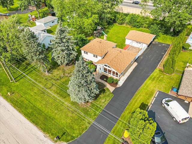 145 N Oakleaf Dr, Addison, IL 60101 - drone / aerial view