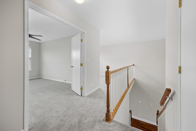905 Huntington Dr, Elk Grove Village, IL 60007 - corridor with an upstairs landing and carpet flooring