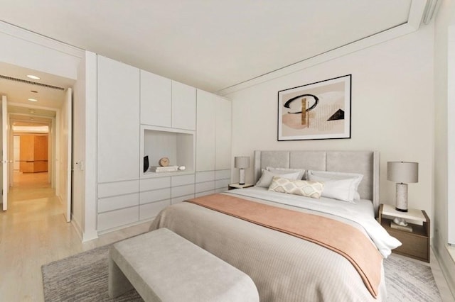 950 N Michigan Ave Unit 4003, Chicago, IL 60611 - bedroom featuring light wood-style floors and recessed lighting