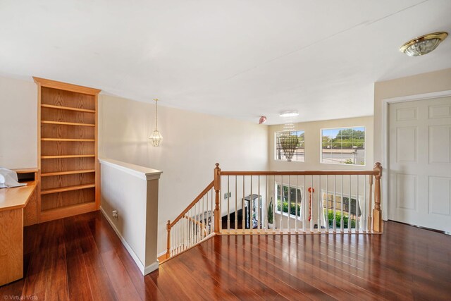 2026 Juniper Ct, Glendale Heights, IL 60139 - corridor featuring an upstairs landing and wood finished floors