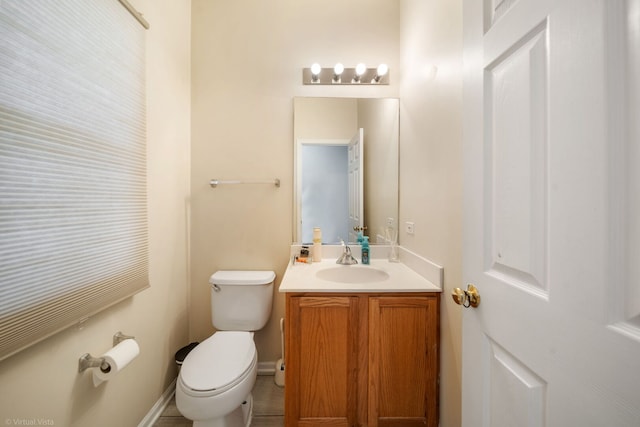 2026 Juniper Ct, Glendale Heights, IL 60139 - half bathroom featuring vanity and tile patterned flooring
