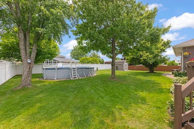 15431 Sulky Dr, Homer Glen, IL 60491 - fenced backyard with a storage shed