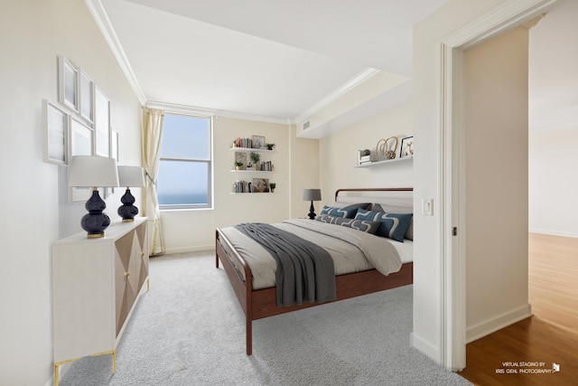 310 S Michigan Ave Unit 1804, Chicago, IL 60604 - bedroom featuring ornamental molding and wood finished floors