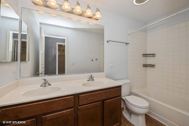 2733 Kendall Xing, Johnsburg, IL 60051 - bathroom with double vanity and shower / washtub combination