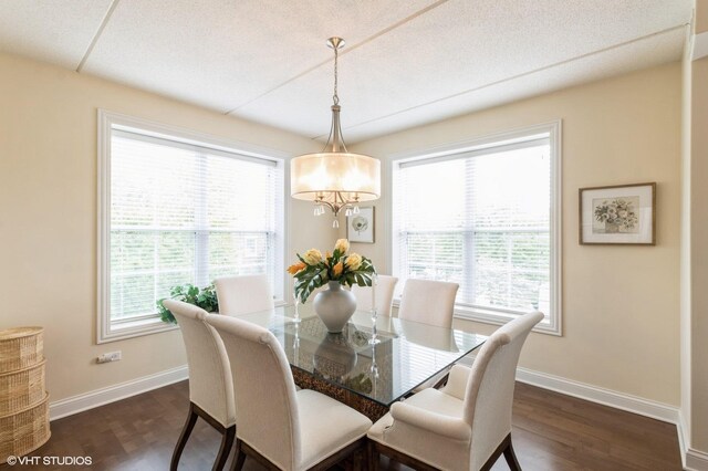 50 S Greeley St Unit 314, Palatine, IL 60067 - dining room featuring healthy amount of natural light and dark wood finished floors