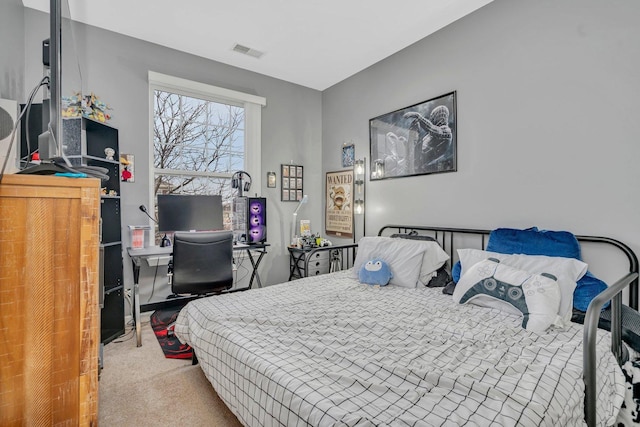 8808 Concord Ln Unit J, Justice, IL 60458 - carpeted bedroom with a desk