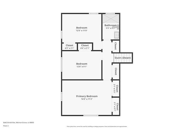 9342 Oriole Ave, Morton Grove, IL 60053 - view of home floor plan