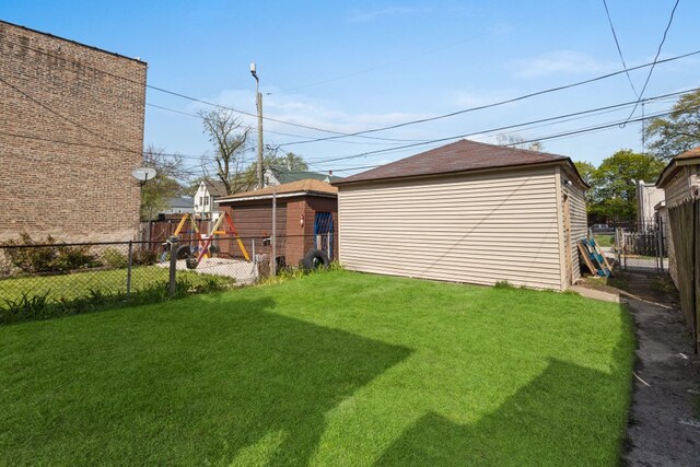 5407 S Justine St, Chicago, IL 60609 - view of fenced yard
