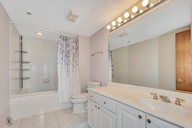 910 S Michigan Ave Unit 1712, Chicago, IL 60605 - full bathroom featuring tile patterned flooring, vanity, and tiled shower / bath combo