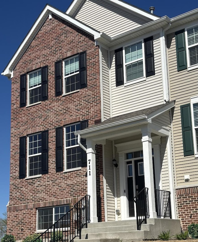 1509 Neubauer Cir Unit 801, Lindenhurst, IL 60046 - view of front of home with brick siding