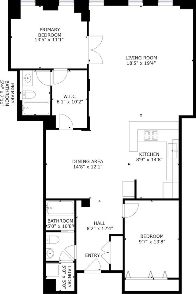 40 E 9th St Unit 1609, Chicago, IL 60605 - view of home floor plan