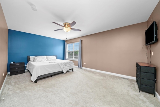 5227 Cobblers Xing Unit 5227, Mchenry, IL 60050 - carpeted bedroom featuring baseboards and ceiling fan