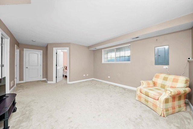 5227 Cobblers Xing Unit 5227, Mchenry, IL 60050 - living area featuring electric panel and light colored carpet