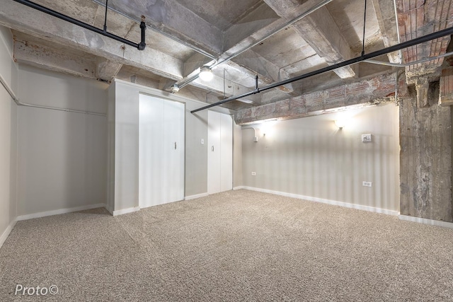 20 N State St Unit 1012, Chicago, IL 60602 - finished below grade area with carpet floors and baseboards