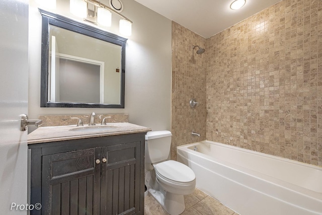 20 N State St Unit 1012, Chicago, IL 60602 - full bath featuring vanity, tile patterned flooring, and shower / bath combination