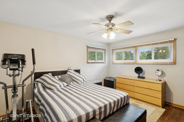 115 S We Go Trl, Mount Prospect, IL 60056 - bedroom featuring wood finished floors and a ceiling fan