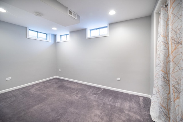 308 Dunbar Rd, Mundelein, IL 60060 - below grade area featuring recessed lighting and carpet floors
