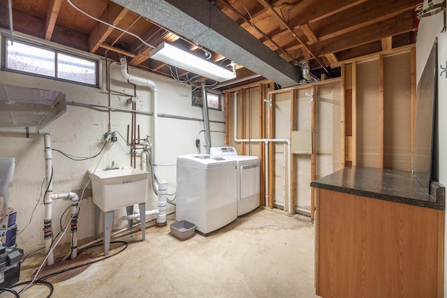 308 Dunbar Rd, Mundelein, IL 60060 - basement featuring washing machine and dryer