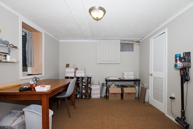 103 N Adelaide St, Normal, IL 61761 - carpeted office space featuring ornamental molding