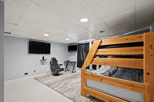 1542 Woodcreek Trl, Bartlett, IL 60103 - bedroom with recessed lighting and a drop ceiling