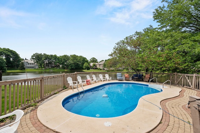 1542 Woodcreek Trl, Bartlett, IL 60103 - view of pool featuring a water view