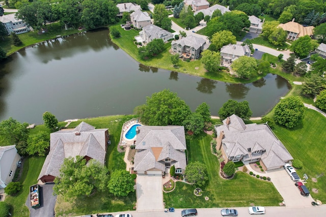 1542 Woodcreek Trl, Bartlett, IL 60103 - aerial overview of property's location with a large body of water and nearby suburban area
