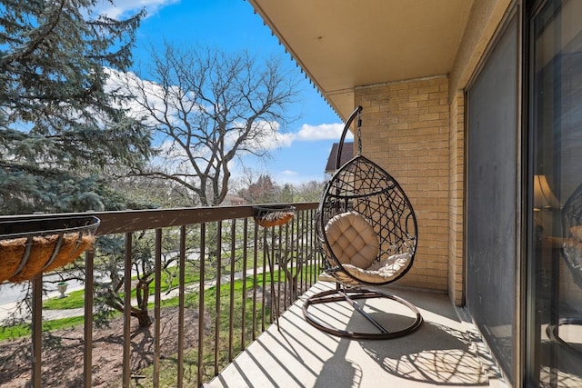 1105 N Mill St Unit 215, Naperville, IL 60563 - view of balcony