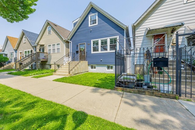 4051 S Rockwell St, Chicago, IL 60632 - view of front of property featuring a front lawn