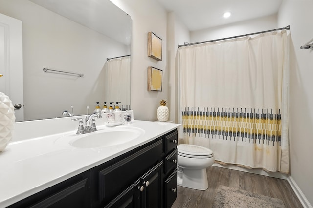 2632 Pecos Cir, Montgomery, IL 60538 - bathroom with vanity and wood finished floors